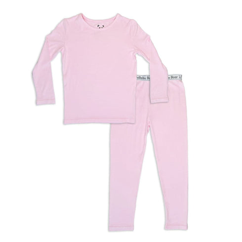 blush-pink-bamboo-kids-pajamas- - Sophia's Style -10
