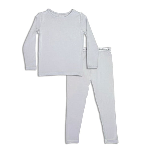 cloud-grey-bamboo-kids-pajamas-bellabu-bear - Sophia's Style -3