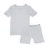 cloud-grey-bamboo-kids-pajama-short-set-bellabu-bear - Sophia's Style -2
