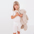 milk-white-bamboo-kids-pajama-short-set-bellabu-bear - Sophia's Style The "Easy Two-Piecey"-1