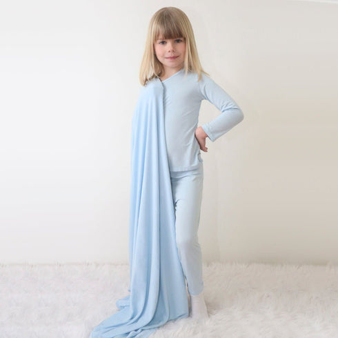 sky-blue-bamboo-kids-pajamas-bellabu-bear - Sophia's Style -5
