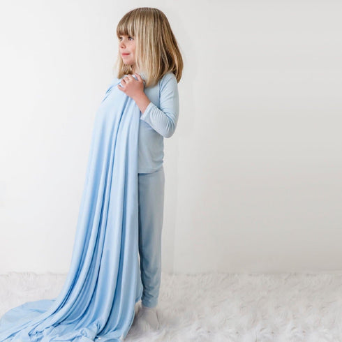 sky-blue-bamboo-kids-pajamas-bellabu-bear - Sophia's Style -7