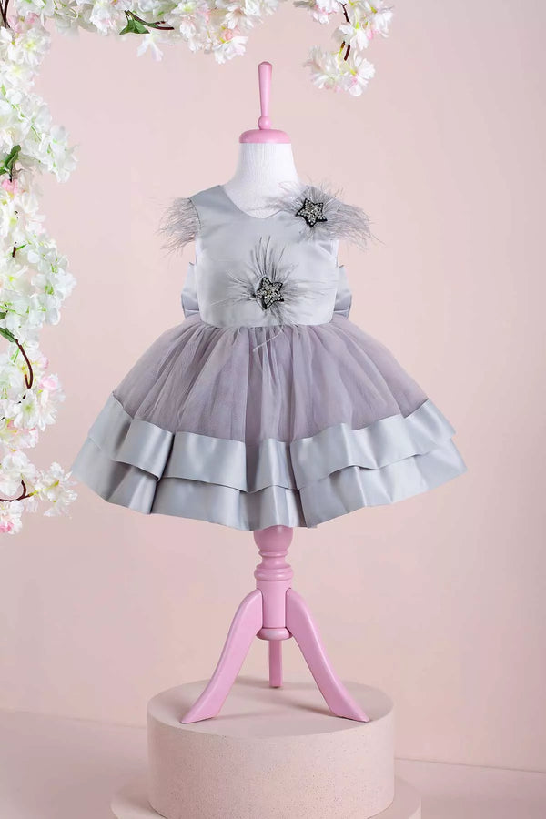 star-gray-party-dress-tha-dressing - Sophia's Style Baby & Toddler Dresses-1