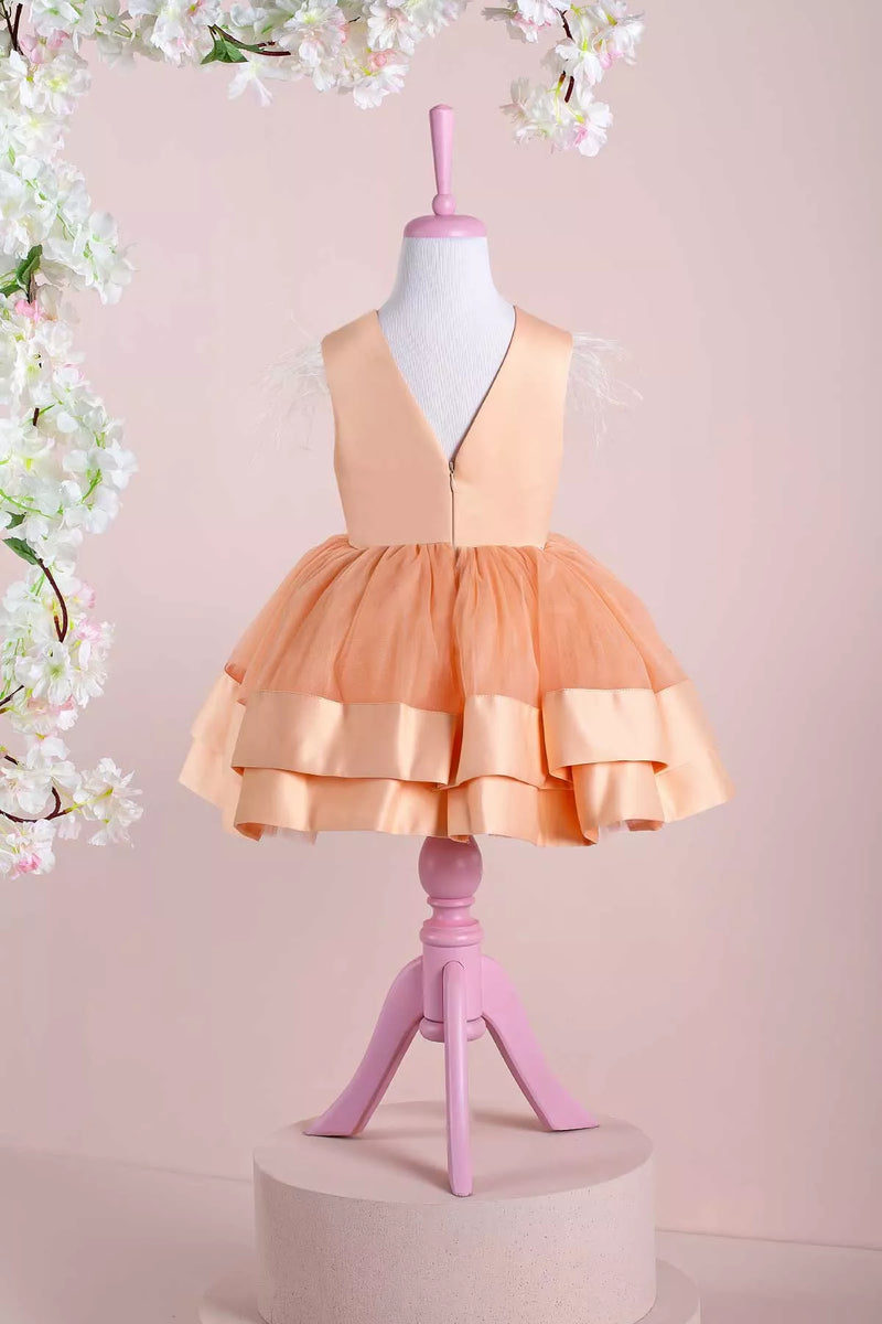 salmon party dress Neva Style - Modest Salmon Pink Satin Dress 5931SMN