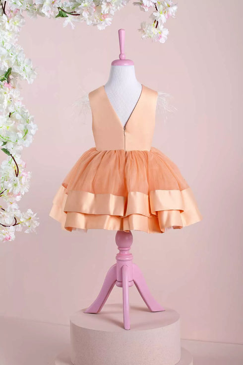 star-salmon-party-dress-tha-dressing - Sophia's Style -3