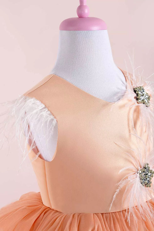 star-salmon-party-dress-tha-dressing - Sophia's Style -2