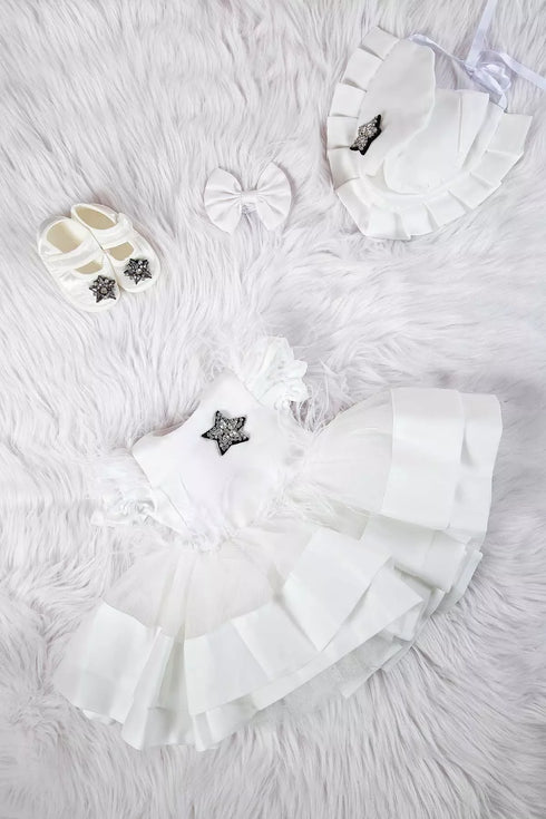 star-white-baby-dress-set- at Sophia's Style-3