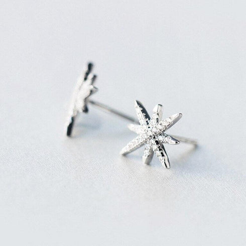 star-stud-earrings-cubic-zirconia-Sophia's Style-2