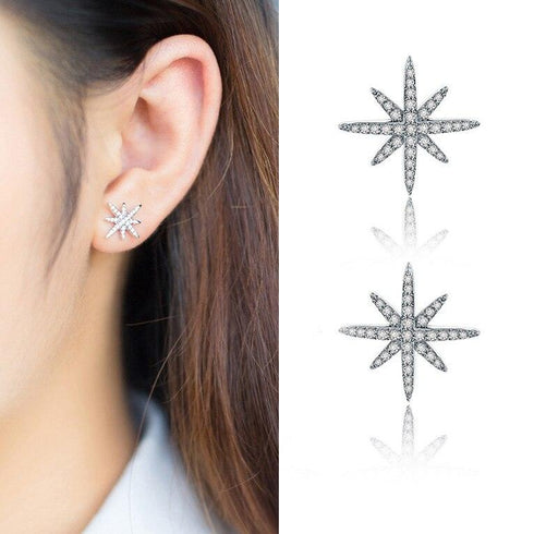 star-stud-earrings-cubic-zirconia-Sophia's Style-3