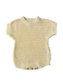 Crochet Knit Romper - Cream