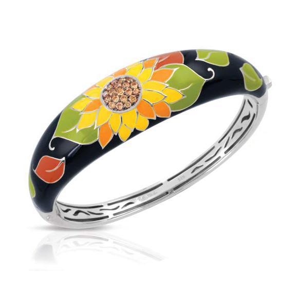 sunflower-bangle-sophias-styleItalian Enamel-1