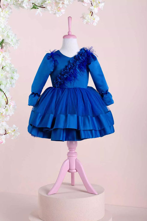 susan-sax-blue-party-dress-tha-dressing - Sophia's Style Baby & Toddler Dresses-1