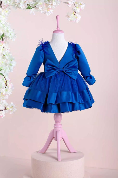 susan-sax-blue-party-dress-tha-dressing - Sophia's Style -3