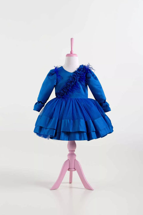 susan-sax-blue-party-dress-tha-dressing - Sophia's Style -4