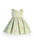 Baby Girls Multi Color Floral Pleated Jacquard Tulle Flower Girl Dress 6-24 Months - SophiasStyle.com