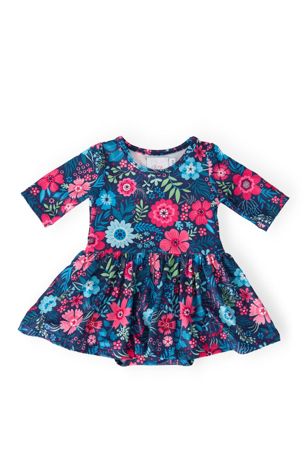 sweet-gardenia-3-4-twirl-bodysuit Mila & Rose - Sophia's StyleTwirl Bodysuit - 3/4 Sleeve-1
