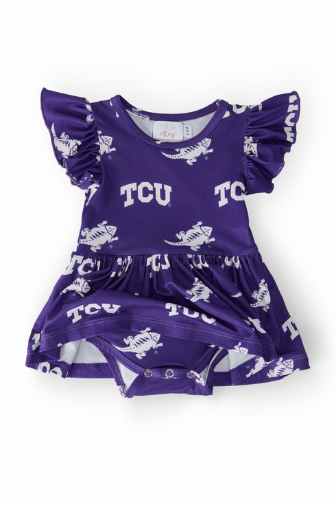 tcu-purple-frog-flutter-twirl-bodysuit Mila & Rose - Sophia's Style-2