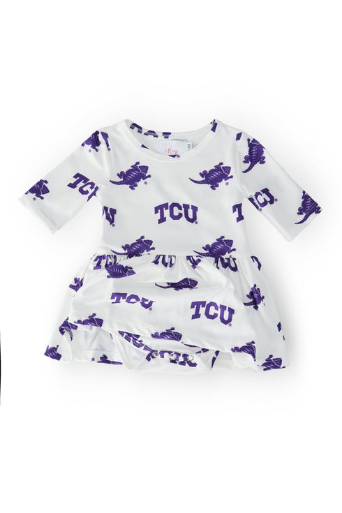 tcu-white-frog-3-4-sleeve-twirl-bodysuit Mila & Rose - Sophia's Style-2