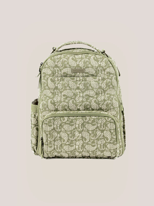 sazan-jujube-classic-diaper-backpack-paisley-floral jujube bags at sophiasstyle.com Classic Backpack