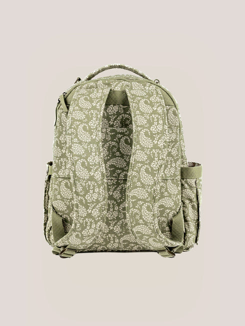 sazan-jujube-classic-diaper-backpack-paisley-floral jujube bags at sophiasstyle.com
