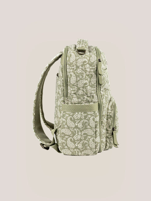 sazan-jujube-classic-diaper-backpack-paisley-floral jujube bags at sophiasstyle.com