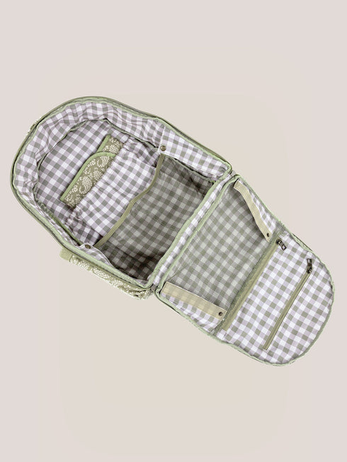 sazan-jujube-classic-diaper-backpack-paisley-floral jujube bags at sophiasstyle.com