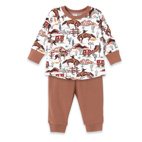 cowboy-baby-boy-set-western-spirit-bamboo-cotton-Tesa Babe at Sophia's StyleBaby Boy Clothes-1
