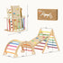 Tiny Land® 7-in-1 Rainbow Climbing Set with Play Pad