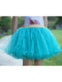 Girls Multi Colors Elastic Waist Mesh Ruffle Tutu Skirt 9M-8 - SophiasStyle.com