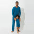 teal-blue-bamboo-kids-pajama-short-set-bellabu-bear - Sophia's Style The "Easy Two-Piecey"-1