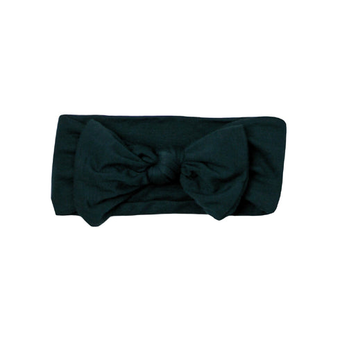 bow-headband-dark-teal Presley Couture at Sophia's Style-Headbands-1
