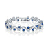 tennis-bracelet-with-round-cut-sapphire-and-white-diamond-cubic-zirconia-Sophia's StyleBracelets-1