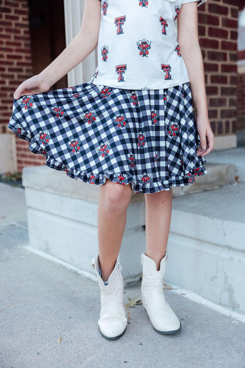 texas-tech-plaid-raider-red-twirl-skort-Sophia's StyleRuffle Twirl Skort-1