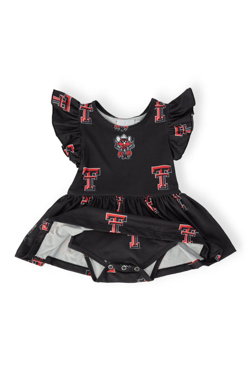 texas-tech-black-raider-red-flutter-twirl-bodysuit-Sophia's Style-2