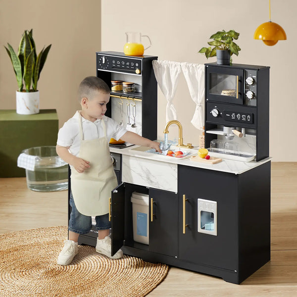 tiny-land®-iconic-aqua-kitchen-with-real-flow-water-system-black at Sophia's Styleplay kitchen-1