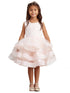 Girls Blush Glitter Horse Hair Ruffles Flower Girl Dress 2-12 SophiasStyle.com 1