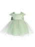 Baby Girls Multi Color Square Neckline Cap Sleeve Flower Girl Dress 6-24M - SophiasStyle.com