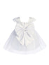 Baby Girls Multi Color Square Neckline Cap Sleeve Flower Girl Dress 6-24M - SophiasStyle.com