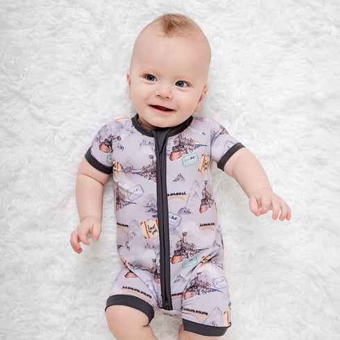 steam-dreams-train-short-sleeve-romper Big Dreams Little Jammie Session Sophia's Style-2