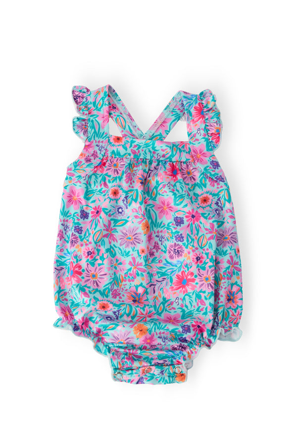 tropical-garden-ruffle-cross-back-romper-Mila&Rose-Sophia's StyleRuffle Cross Back Romper-1