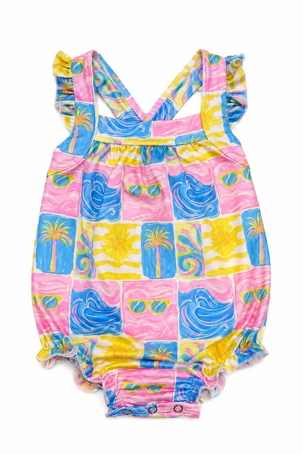 tropical-summer-ruffle-cross-back-romper-sophias-styleRuffle Cross Back Romper-1