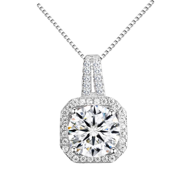 two-carat-halo-cubic-zirconia-pendant-necklace-Sophia's StyleNecklaces-1