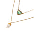 two-layer-necklace-with-abalone-pendant-and-pearl-pendant-Sophia's Style-4