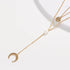 two-layer-necklace-with-moon-and-gypsy-coin-Sophia's Style-2