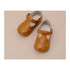 Zapatos de moda Mary Jane con diseño de ojales marrones para bebés y niñas, talla 1-7