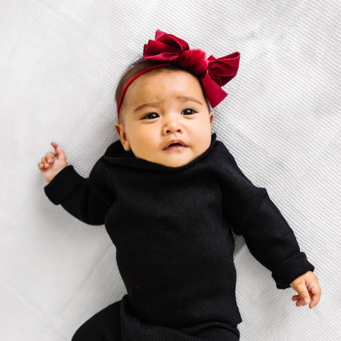 velvet-fab®-skinny-ruby Baby Bling Bows clips headbands - Sophia's Style-