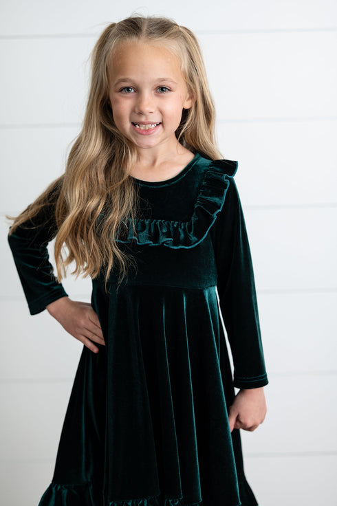 emerald-green-velvet-dress-adorable-sweetness-sophias-style-2