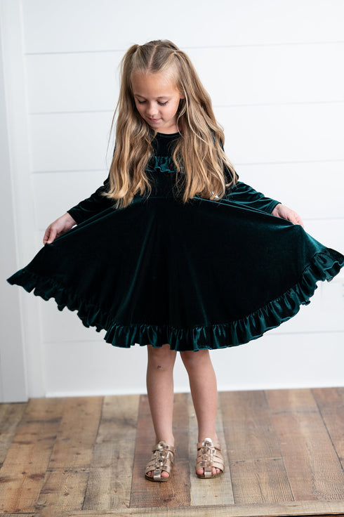 emerald-green-velvet-dress-adorable-sweetness-sophias-style-6