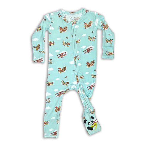 vintage-airplanes-bamboo-convertible-footie-bellabu-bear - Sophia's Style -2