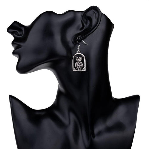 vintage-owl-drop-dangle-retro-earrings-owl-vintage-earrings-Sophia's Style-4